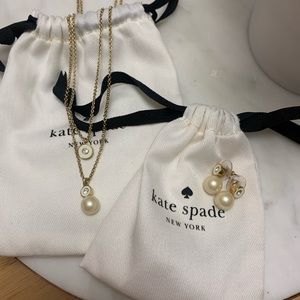 Kate Spade Necklace + Earrings